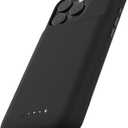 Mophie Juice Pack Battery Case for iPhone 16 Pro Max - Slim Charging Case, Magnetic Back for Wallets & Mounts, +50% Extra Battery Life, Enhanced 6-Foot Drop Protection, Sustainable Material, Black