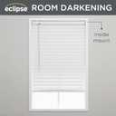 Eclipse 2" Premium Vinyl Blinds for Light Filtering & Privacy, Durable Room Darkening Blinds for Home or Office, Tested and Certified Child Safe Cordless Vinyl Blinds - White, 20 W x 72 L