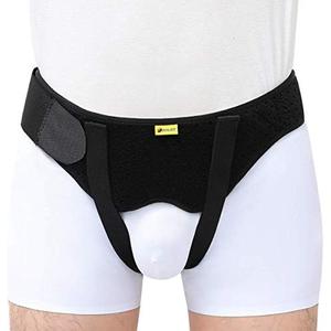 Tenbon Hernia Belt Truss for Single/Double Inguinal or Sports Hernia, Hernia Support Brace for Men for Women Pain Relief Recovery Strap with 2 Removable Compression Pads Comfortable Material (Small)