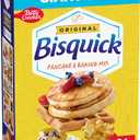 Betty Crocker Bisquick Pancake and Baking Mix, Original, Makes About 145 Pancakes, Giant Size, 96 oz, BB 27 Mar 2026