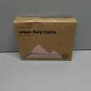 Organic Burp Cloths Baby Boy & Girl - 5-Pack Super Absorbent Cotton Burping Cloths for Babies, Soft & Plush Newborn Spit Up Rags, Infant Towels for Milk Spit Up, Unisex, Large 21" x 10" (Mauve)