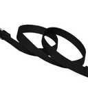 Dog Leash by Lupine in 3/4" Wide Black 6-Foot Long with Padded Handle