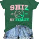 Musical Shirt for Women Witch and Princess T Shirts Musical Movie Fans Tee Graphic Casual Short Sleeve Tops (Large, Green)