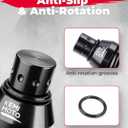 KEMIMOTO Whip Lights Spring Mounting Base LED Whips Spring Base Quick Release for UTV ATV Boat Offroad Side-by-Side Compatible with Polaris RZR Can-Am Maverick X3 Sportsman, 1pc