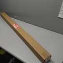 EXCLUSIVE HOME Torch 1" Curtain Rod and Coordinating Finial Set, Matte Bronze, Adjustable 66"-120"