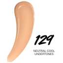 Maybelline Super Stay Lumi-Matte Foundation, Lightweight and Buildable Full Coverage Foundation Makeup For Up To 30HR Wear, 129, 1 Count