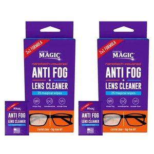 Nano Magic Anti Fog And Lens Wipes 2 pcs