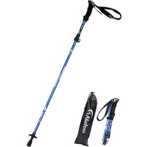 Aluminum Collapsible Ultralight Travel Trekking Hiking Pole for Men and Women (1 PC(1 Pole), P1_Blue)