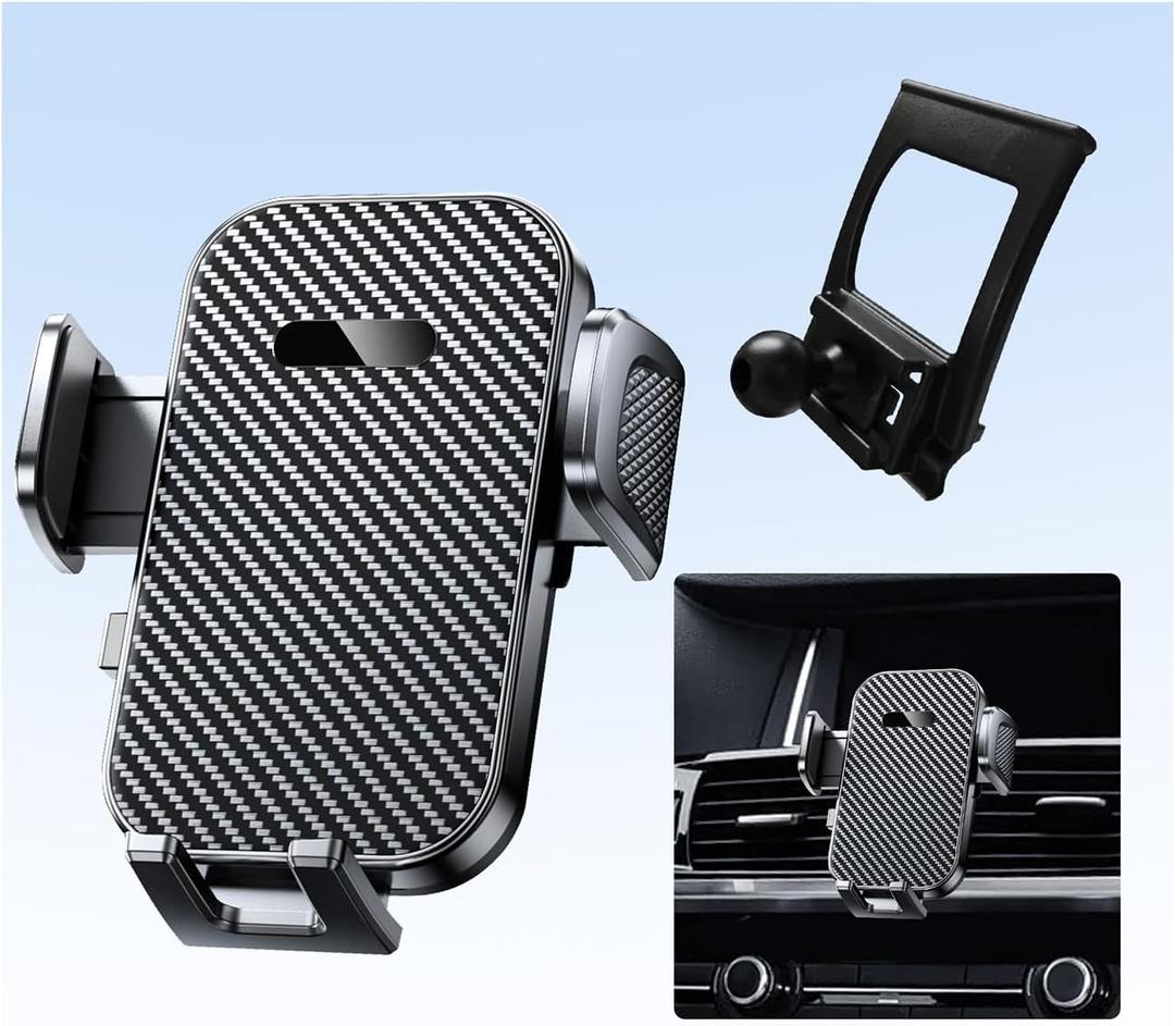 Car Phone Holder Compatible with BMW X3 2011-2016 Accessories/X4 2014-2016 Accessories, Ultra-Stable Clip with Anti-Shake,360° Rotation Smart Phone Mount