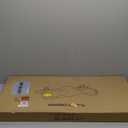 BIG RED Torin 36" Rolling Garage Creeper, Shop Creeper Blow Molded Plastic Mechanic Cart with Padded Headrest with 4 Casters, 350 LBS, Black