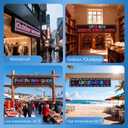 P10 Led Sign,Programmable Scrolling Digital Advertising 77"×14" | Full color display, IP65 outdoor waterproof,supports scrolling information and custom content,Ideal for business Advertising