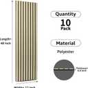 Art3dwallpanels 10 Pack Acoustic Panels, 48" X 12" X 0.43" Soundproof Wall Panels, Self Adhesive High Density Sound Absorbing Acoustic Treatment for Recording Studio, Office, Camel and Black, 10 Pack 12''x48''