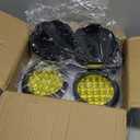BIGLION.X 5 Inch Pair 160W Amber Round LED Offroad Lights 18800LM Amber Yellow OffRoad Lights Super Bright Amber Driving lights Fog Lights Waterproof IP68 Light Bar for Trucks Pickup 4x4 SUV ATV UTV