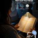 Book Light for Reading in Bed: Rechargeable 18 LED Clip on Reading Light with Timer & Memory Eye-Caring 3 Color Temperature Stepless Dimming Night Reading Lamp Gifts for Book Lovers Men Kids