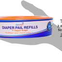 Compatible with Diaper Genie Pails, 8-Pack, 2600 count
