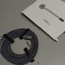 Highwings USB C to HDMI Cable 6FT(4K@60Hz), High Speed Type C to HDMI 2.0 Braided Cord, Thunderbolt 3/4/5 Compatible with iPhone 16/15 Series, MacBook Pro/Air, iPad, Surface, Galaxy, XPS (Grey)