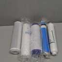 Membrane Solutions Reverse Osmosis Filter Replacement, 75 GPD Complete Replacement Filter Set For 10-inch Under Sink 5-Stage Reverse Osmosis Replacement Water Filter System