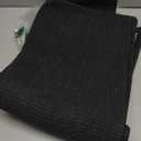 KOZYFLY Washable Runner Rug 2x6 Ft Runners for Hallways Non Slip Kitchen Runner Rugs Braided Cotton Entryway Runner Indoor, Carpet Runners for Hallway Kitchen Entryway Bedroom, Black