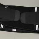 TAILONG Neoprene Waist Trimmer Ab Belt for Men Waist Trainer for Women Corset Slimming Body Shaper Workout Sauna Sweat Band (Large, Black)