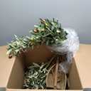 Artificial Fake Olive Tree 4FT Tall 1Pack Faux Silk Olive Tree for Home Living Room Office Decor Faux Artificial Plants Indoor Fake Potted Plants with Fruit & Free Moss