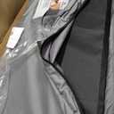 Medium Large Dog Car Seat Waterproof Oxford Cloth Hard Bottom Half seat Breathable Hammock Adjustable Seat Belt and Fixing Strap Pet Car Travel System Easy Storage and Portability(Gray)
