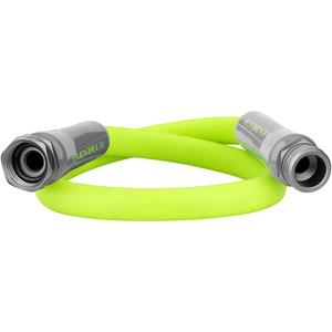 Flexzilla Garden Lead-in Hose 5/8 in. x 3 ft., Lightweight All-Weather Water Hose, Durable and Flexible, Leak-Free Connections (Chartreuse)