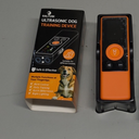 Ultrasonic Dog Bark Deterrent Device, Anti-Barking Control Device with LCD Screen & 3 Modes, Dog Training Tools to Stop Bad Behaviors, Safe Trainer Up to 35ft for Indoor Outdoor Use (Orange)