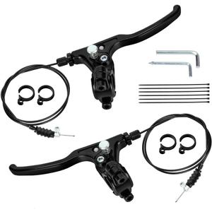 FVRITO Knee Scooter Brake Assembly Replacement for Rolling Knee Walker, Steerable Leg Walker Brake Parts, Medical Accessories with Brake Cable (Left+Right)