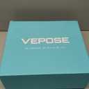 Vepose Women's Combat Boots Low Heel, Mid Calf Military Boots with Card Knife Wallet Pocket (9)