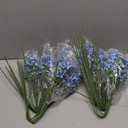 Janinka 30 Pcs Baby Breath Artificial Flowers Bulk Artificial Baby Breath Gypsophila Flower 20.8 Inch Real Touch Faux Gypsophila Bouquet Fake Floral Greenery for Wedding Party Decor (Blue)