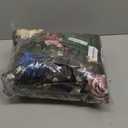 StangH Green Vintage Curtains for Living Room, Super Soft Velvet Bedroom Curtains with Floral Printing Back Tab Boho Thermal Insulated Window Drapes for Nursery, W52 x L96, 2 Panels (Flower on Green)