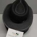 Funny Party Hats Black Fedora Gangster Hat Costume Accessory - Pack of 12, One Size
