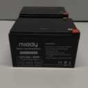 Miady 12V 12Ah Rechargeable Sealed Lead Acid Battery (12a-2 Packs)