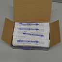 50 Pcs 1ml Syringes with Caps Oral Dispenser Individually Sterile Warpped for Medicine Dropper, Colostrum Collect Feeding Pets, Liquid