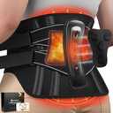 Back Brace For Lower Back Pain Women Men With 360Support & Hot/Cold Compress, Breathable Back Support Belt With 3D Pad, Adjustable Back Brace For Sciatica, Herniated Disc, Scoliosis, S