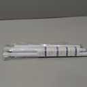 MEXAU Shower Curtain Rod 4577 Inch White Shower Rod 7/8" Tension Curtain Rod Adjustable Curtain Rods No Drilling Shower Tension Rod Shower Curtain Tension Rod for Bathroom Windows Doorways