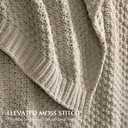 EVERGRACEHOME Chunky Chenille Knit Throw Blanket, 108x92, Warm Gray