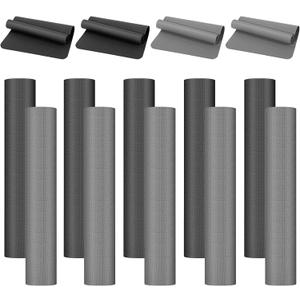 10 Pack Yoga Mats Bulk, 68'' x 24'' x 4mm Thick Yoga Mats for Kids and Adult Gym Mats Bundle Latex Free Exercise Mats with Non Slip Texture for Outdoor Yoga, Pilates or Workout