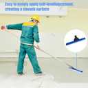 1 Pack Epoxy Floor Squeegees Notched Squeegee for Self Leveling Cement Urethane Epoxy Floor Tools (20 Inches)