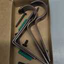 Ivilon Adjustable Brackets for Curtain Rods - for 1 or 1 1/8 Inch Rods. Set of 2 - Oil Rubbed Bronze