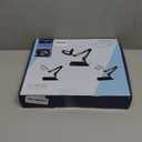 10X Magnifying Glass with Light and Stand, LED Desk Lamp with Base and Clamp, 5 Color Mode, 10 Dimmable Levels, Hands Free for Reading Crafts Jewelry Sewing Close Work (Black)