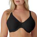 Bali Women's Minimizer Bra, Passion for Comfort Underwire Bras for Women, Seamless Cups, Minimizes Bust Up to 1.5 in (34DD, Black)