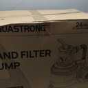 AQUASTRONG Sand Filter Pump for Above Ground Pool with Timer, 2/3 HP Pool Pumps Above Ground 3000 GPH for Pools up to 11000GAL,12in Pool Filter with 6-Way Valve, Improved Circulation and Filtration