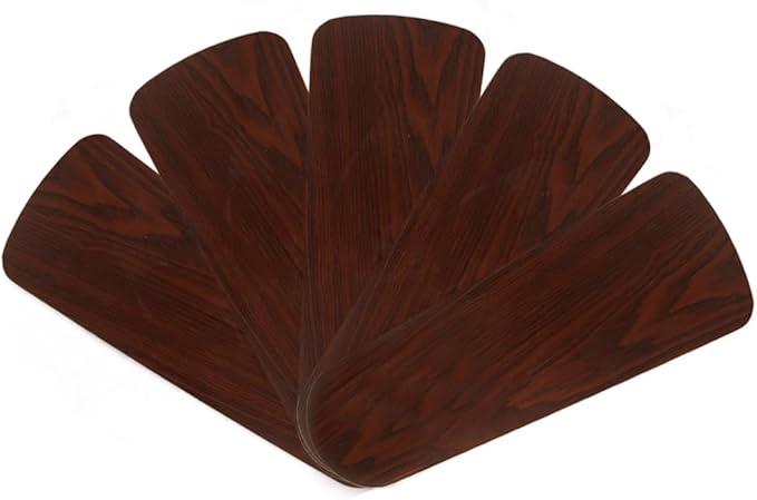 3 PCS Fan Blades - 42" Ceiling Fan Replacement - Black Wood