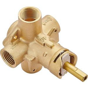 2510 Posi Temp Valve, Pressure Balanced Tub and Shower Valve Four-Way Circulating Valve with Standard 1/2" IPS ConnectionCompatible with Moen Posi-Temp Valve Trim Kit