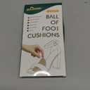 ZUCNANA Metatarsal Pads Ball of Foot Cushions (4 Pairs), Non Slip High Heel Cushion Inserts Women, One Size Fits All Shoe Inserts for Women and Men, Reusable Foot Pads All Day Pain Relief and Comfort