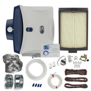 AprilAire 620AKZ Whole-House, Large Bypass Evaporative Humidifier – 18 Gallons Per Day, Water Saving with Automatic Digital Control and Installation Kit for up to 5,300 Sq. Ft.