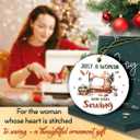 5 x Sewing Gifts for Women 2025, Sewing Christmas Ornament, Xmas Hanging Decor, Quilting Gifts for Xmas Decorations, Christmas Tree Decorations