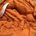 CozyLux King Size Comforter Set Burnt Orange, 7 Pieces Fall Bed in a Bag King Comforter Set with Sheets, Terracotta Luxury Soft Bedding Set with Down Alternative Comforter, Sheets, Pillowcases & Shams