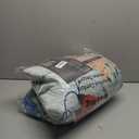 Green Area Rug 5x7 Floral Washable Living Room Kitchen Boho Carpet Non Slip Low Pile Indoor Accent Lightweight Soft Throw Rug for Bedroom Office Dining Room Nursery Farmhouse